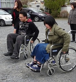 1年生…初めての車いす