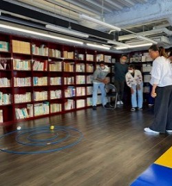 授業の様子　レクレーション理論と実践