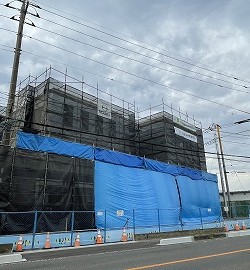 新校舎　建設状況👷